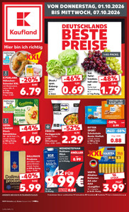 Kaufland Prospekt - Angebote ab 01.10.