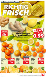 Kaufland Prospekt - Angebote ab 01.10.