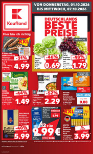 Kaufland Prospekt - Angebote ab 01.10.