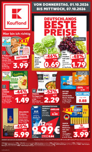 Kaufland Prospekt - Angebote ab 01.10.