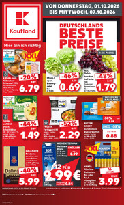 Kaufland Prospekt - Angebote ab 01.10.