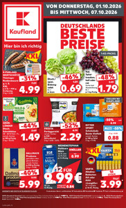 Kaufland Prospekt - Angebote ab 01.10.