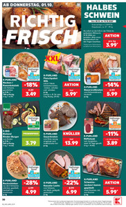 Kaufland Prospekt - Angebote ab 01.10.