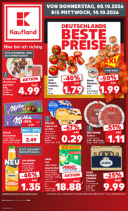 Kaufland Prospekt - Angebote ab 08.10. - Seite 1