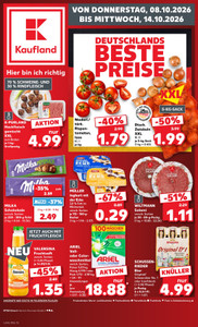 Kaufland Prospekt - Angebote ab 08.10. - Seite 1