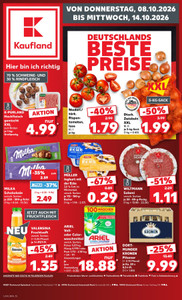Kaufland Prospekt - Angebote ab 08.10. - Seite 1
