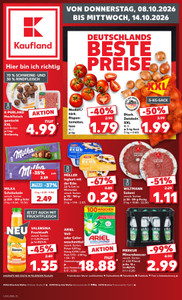 Kaufland Prospekt - Angebote ab 08.10.