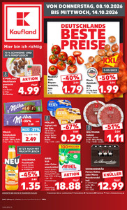 Kaufland Prospekt - Angebote ab 08.10.