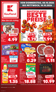 Kaufland Prospekt - Angebote ab 08.10.