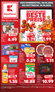 Kaufland Prospekt - Angebote ab 08.10. - Seite 1