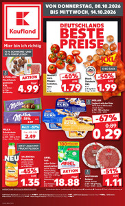 Kaufland Prospekt - Angebote ab 08.10.