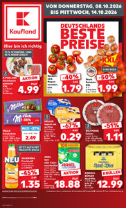 Kaufland Prospekt - Angebote ab 08.10.