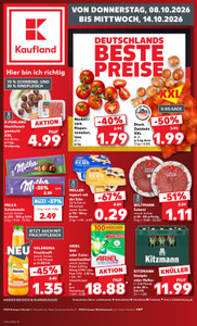 Kaufland Prospekt - Angebote ab 08.10.