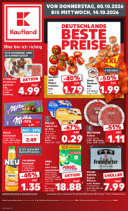 Kaufland Prospekt - Angebote ab 08.10.