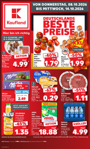 Kaufland Prospekt - Angebote ab 08.10.