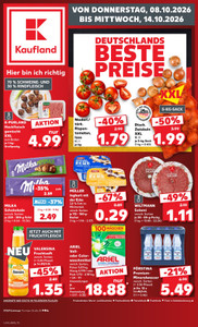 Kaufland Prospekt - Angebote ab 08.10.