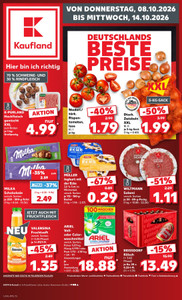 Kaufland Prospekt - Angebote ab 08.10.