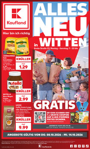 Kaufland Prospekt - Angebote ab 08.10.