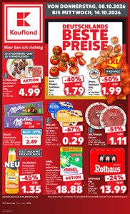 Kaufland Prospekt - Angebote ab 08.10.