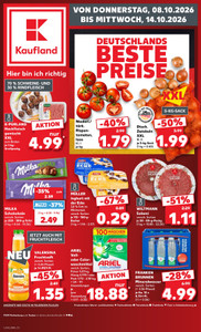 Kaufland Prospekt - Angebote ab 08.10.