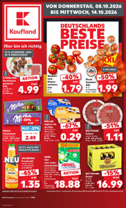 Kaufland Prospekt - Angebote ab 08.10.
