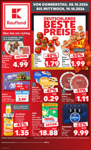 Kaufland Prospekt - Angebote ab 08.10.
