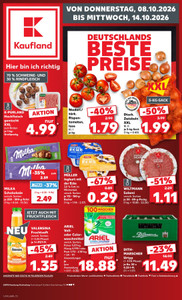 Kaufland Prospekt - Angebote ab 08.10.