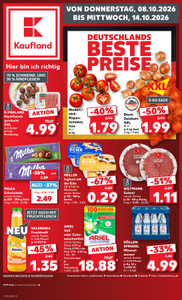 Kaufland Prospekt - Angebote ab 08.10.