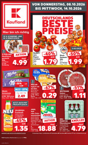 Kaufland Prospekt - Angebote ab 08.10.