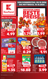 Kaufland Prospekt - Angebote ab 08.10.