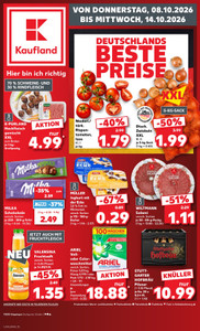 Kaufland Prospekt - Angebote ab 08.10. - Seite 1