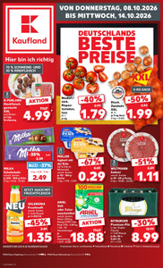 Kaufland Prospekt - Angebote ab 08.10.