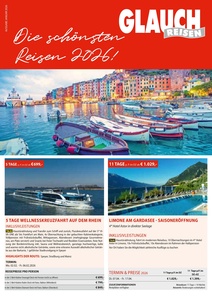 Glauch Reisen Prospekt - Glauch Touristik GmbH