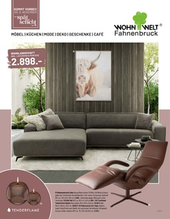 Wohnwelt Fahnenbruck Prospekt - Fahnenbruck GmbH - Seite 1