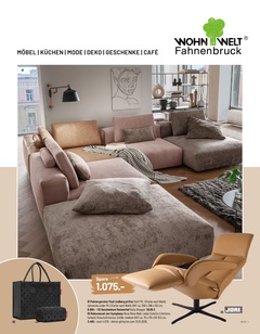 Wohnwelt Fahnenbruck Prospekt - Angebote ab 06.12. - Seite 1