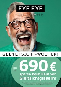 pro optik Prospekt - GlEYEtsicht-Wochen!