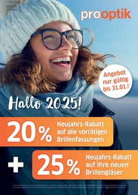 pro optik Prospekt - Angebote ab 03.01.