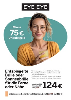 pro optik Prospekt - 150 € Urlaubsgeld
