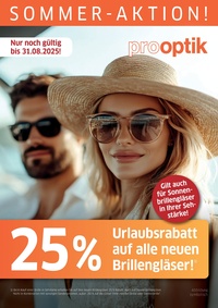 pro optik Prospekt - 2025 KW 34 | Pro Optik Sommer-Aktion August