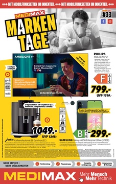 MEDIMAX Prospekt - Marken Tage