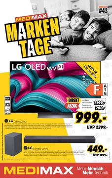 MEDIMAX Prospekt - Markentage