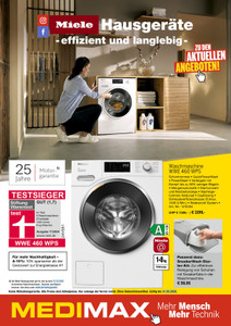 MEDIMAX Prospekt - Miele-Magazin Mai 2026