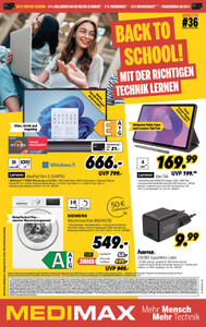 MEDIMAX Prospekt - Angebote ab 29.08.