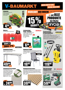 V-Baumarkt Prospekt - Angebote ab 15.05. - Seite 1