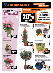 V-Baumarkt Prospekt - Angebote ab 07.05. - Seite 1