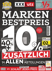 XXXLutz Prospekt - Marken Bestpreis