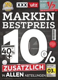 XXXLutz Prospekt - Marken Bestpreis