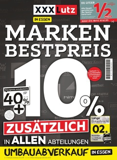 XXXLutz Prospekt - Marken Bestpreis