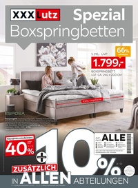 XXXLutz Prospekt - Spezial Boxspringbetten