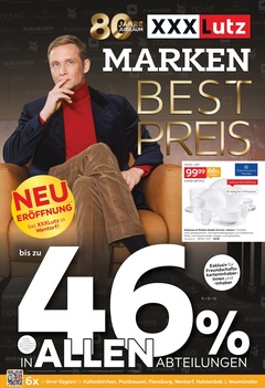 XXXLutz Prospekt - Marken Best Preis